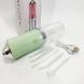 Іригатор для чищення зубів та порожнини рота oral irrigator з акумулятором та змінними насадками. колір: зелений 00014509 фото 8