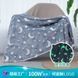 Светящийся в темноте плед плюшевое покрывало Blanket kids Magic Star 150х100 см флисовое одеяло. Цвет: серый 00012603 фото 45