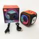 Портативна Bluetooth колонка TG359 7W з підсвічуванням RGB, акумуляторна колонка для музики. Колір: зелений 00017219 фото 6