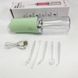Іригатор для чищення зубів та порожнини рота oral irrigator з акумулятором та змінними насадками. колір: зелений 00014509 фото 13