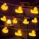 Гирлянда светодиодная для детской комнаты DUCK 1.5 м Гирлянда из 10 пластиковых мини-уточек 00015967 фото 3