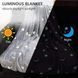Светящийся в темноте плед плюшевое покрывало Blanket kids Magic Star 150х100 см флисовое одеяло. Цвет: серый 00012603 фото 16