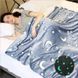 Светящийся в темноте плед плюшевое покрывало Blanket kids Magic Star 150х100 см флисовое одеяло. Цвет: серый 00012603 фото 33