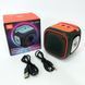 Портативна Bluetooth колонка TG359 7W з підсвічуванням RGB, акумуляторна колонка для музики. Колір: зелений 00017219 фото 2