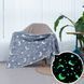 Светящийся в темноте плед плюшевое покрывало Blanket kids Magic Star 150х100 см флисовое одеяло. Цвет: серый 00012603 фото 36