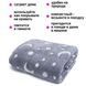 Светящийся в темноте плед плюшевое покрывало Blanket kids Magic Star 150х100 см флисовое одеяло. Цвет: серый 00012603 фото 12