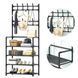 Вішалка для одягу New simple floor clothes rack з полицями для взуття метал 00013699 фото 1
