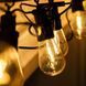 Уличная гирлянда ретро-формата на 10 Led-ламп, длина 5 метров, теплое белое освещение 00024846 фото 1