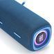 Портативная Bluetooth колонка TG654 8W с подсветкой, Аккумуляторная колонка для музыки. Цвет: синий 00017253 фото 3