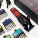 Акумуляторна машинка для стрижки VGR V-026 RED. Колір: червоний 00014901 фото 13