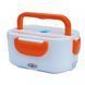 Ланч бокс электрический с подогревом Lunch Heater 220V Pro, контейнер для еды с отсеками. Цвет: оранжевый 00018641 фото 6