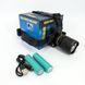 Фонарь налобный мощный Bailong BL-8075-2-GT100, 3 режима, Zoom, алюминий, аккум 2*18650, USB кабель 00023436 фото 12