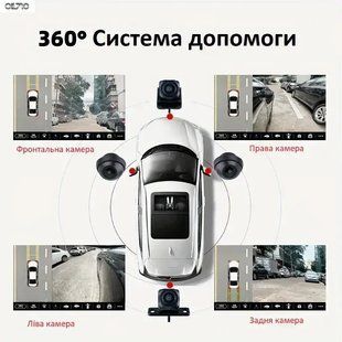 Система кругового огляду Car Cam 360 градусів Panoramic Night Vision Pro HD 00016864 фото