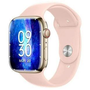 Смарт-часы Smart Watch GS7 Pro Max, 45 мм, звонки, беспроводная зарядка розовый 00022566 фото