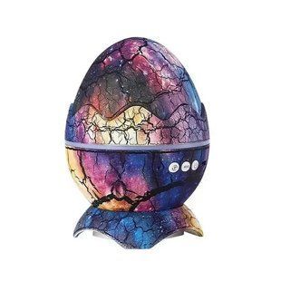 Проектор галактики Яйцо, ночник звёздного неба лазерный, с Bluetooth колонкой, пультом - Радуга 00024415 фото