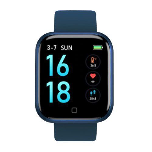 Smart Watch T80S, два браслети, температура тіла, тиск, оксиметр. Колір: синій 00022024 фото
