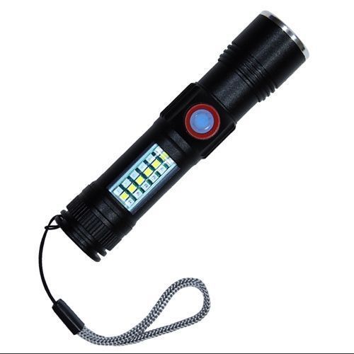 Фонарь SY-1903C-P50+SMD+RGB Alarm, ЗУ USB, карманный фонарь с usb зарядкой, сверхмощный фонарик 00022878 фото