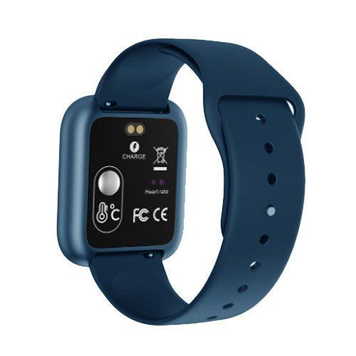 Smart Watch T80S, два браслети, температура тіла, тиск, оксиметр. Колір: синій 00022024 фото