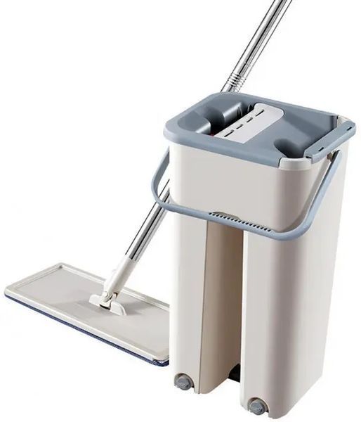 Швабра з відром і самовіджимом , Spin Mop Scratch Cleaning 360, швабра ледарка 6 л 00012819 фото