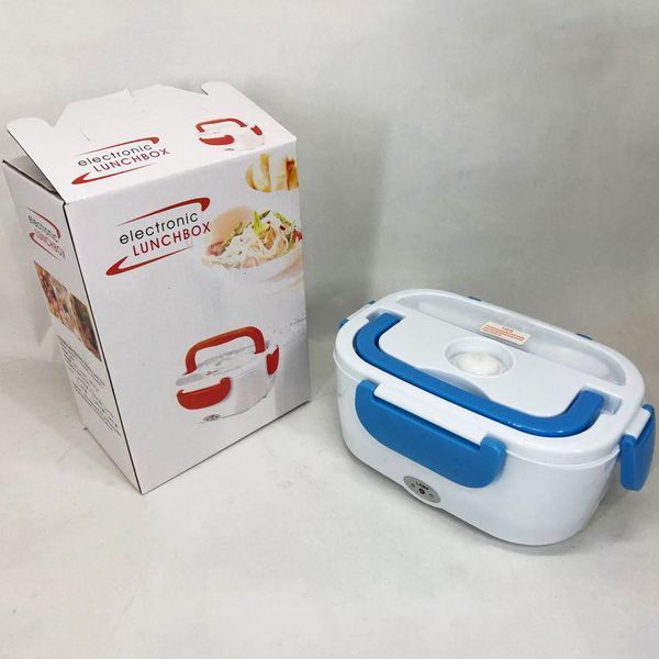 Ланч бокс электрический с подогревом Lunch Heater 220 V Pro, ланч бокс от сети. Цвет: синий 00018642 фото