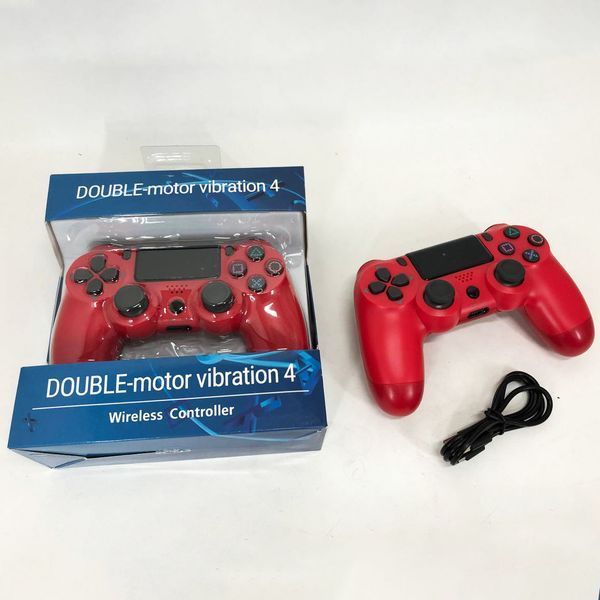 Джойстик DOUBLESHOCK для PS 4, бездротовий ігровий геймпад PS4/PC акумуляторний джойстик. Колір: червоний 00015806 фото