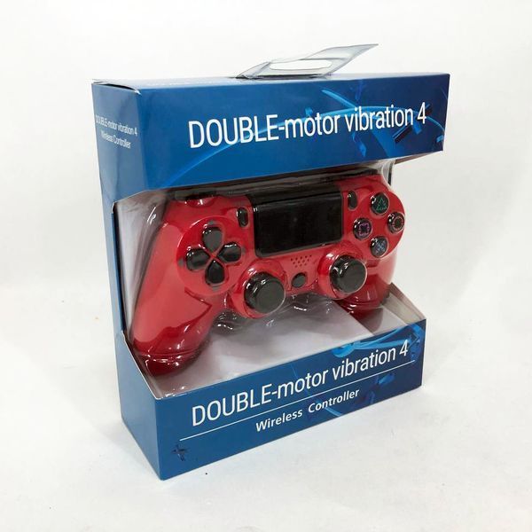 Джойстик DOUBLESHOCK для PS 4, бездротовий ігровий геймпад PS4/PC акумуляторний джойстик. Колір: червоний 00015806 фото