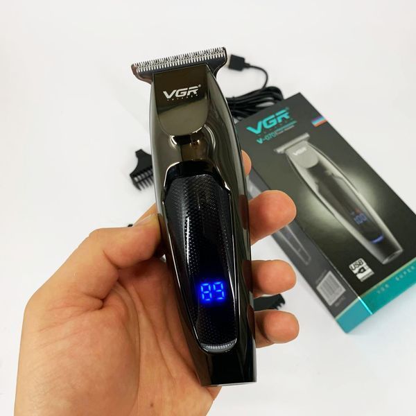 Машинка для стрижки волосся VGR V-070 Тример акумуляторний з USB та індикатором зарядки 00014902 фото