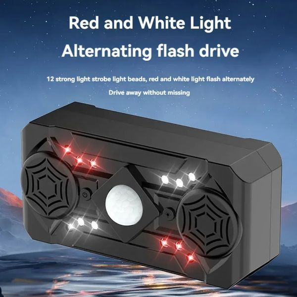 Ультразвуковой репеллент от насекомых Siurn с двумя динамиками, USB-питание, 3 режима, черный 00013223 фото