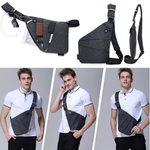 Сумка тактическая Cross Body мессенджер из ткани, сумка тактическая наплечная. Цвет: черный 00018307 фото
