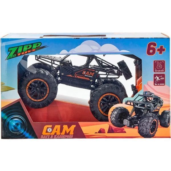 Радиоуправляемая игрушка ZIPP Toys Машинка CAM багги с камерой, черный 00024575 фото