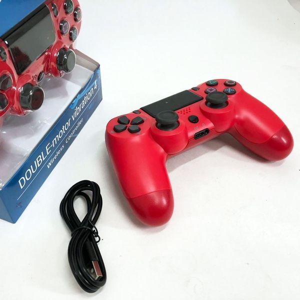 Джойстик DOUBLESHOCK для PS 4, бездротовий ігровий геймпад PS4/PC акумуляторний джойстик. Колір: червоний 00015806 фото