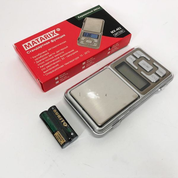 Весы ювелирные Matarix MX-462 500г, Лучшие электронные кухонные весы, Маленькие весы 00019133 фото