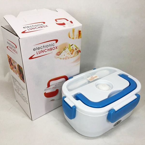 Ланч бокс электрический с подогревом Lunch Heater 220 V Pro, ланч бокс от сети. Цвет: синий 00018642 фото