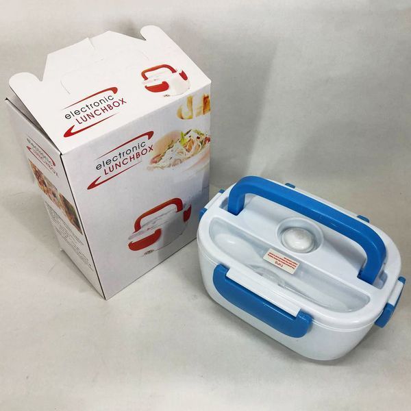 Ланч бокс электрический с подогревом Lunch Heater 220 V Pro, ланч бокс от сети. Цвет: синий 00018642 фото