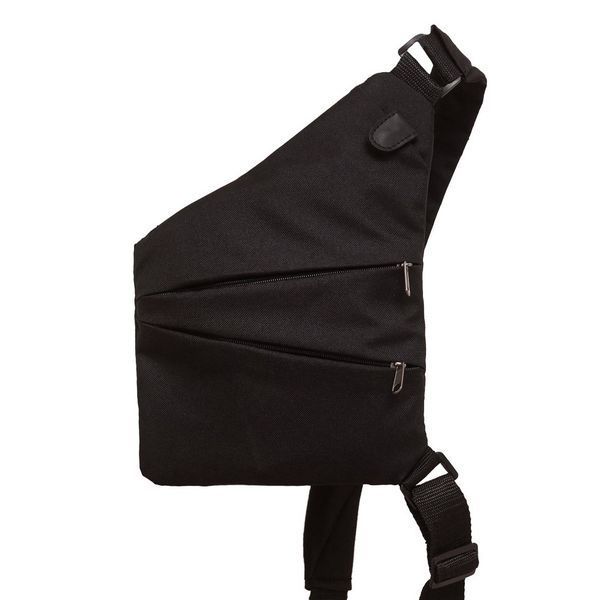 Сумка тактическая Cross Body мессенджер из ткани, сумка тактическая наплечная. Цвет: черный 00018307 фото
