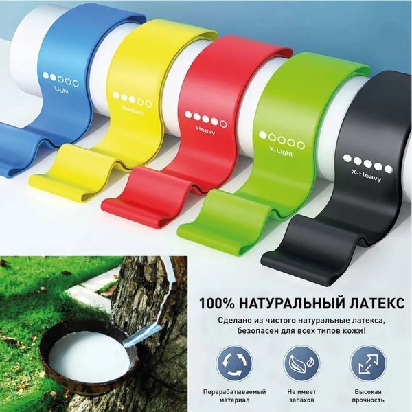 Гумка для фітнесу Fit Simplify GO DO 5 шт, спортивна гумка для тренувань, гума для тренувань 00014428 фото