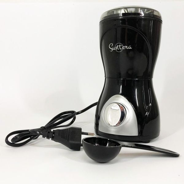 Кофемолка Suntera SCG-601B 200 Вт, кофемолка мощная, кофемолка електрична, измельчитель кофейных зерен 00018910 фото