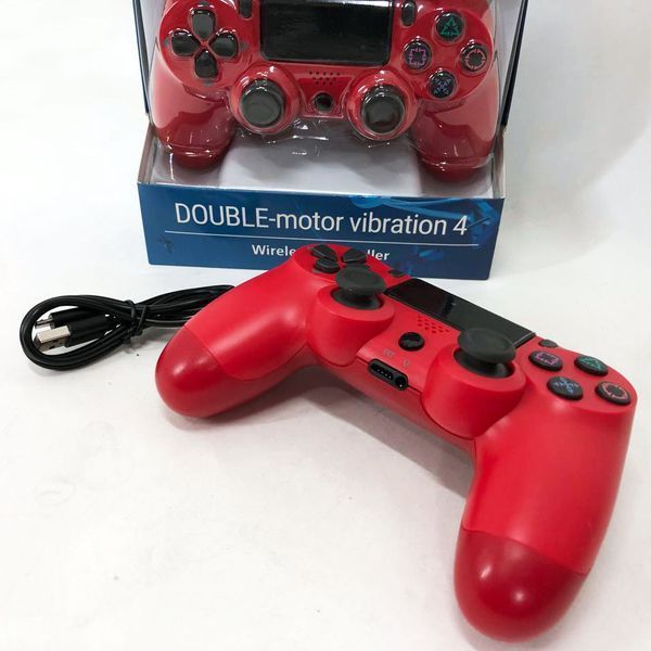 Джойстик DOUBLESHOCK для PS 4, бездротовий ігровий геймпад PS4/PC акумуляторний джойстик. Колір: червоний 00015806 фото