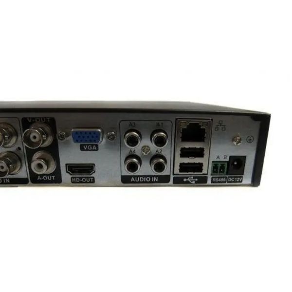 DVR регистратор BNC/V-OUT 4 канальный UKC CAD 1204 AHD 4 cam черный 00024616 фото