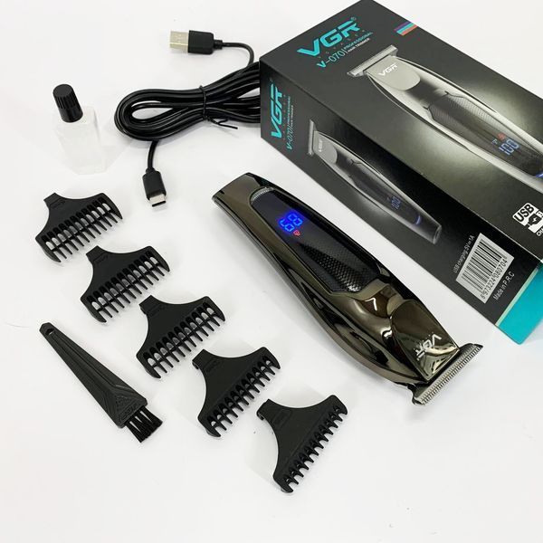 Машинка для стрижки волосся VGR V-070 Тример акумуляторний з USB та індикатором зарядки 00014902 фото
