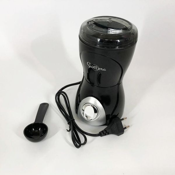 Кофемолка Suntera SCG-601B 200 Вт, кофемолка мощная, кофемолка електрична, измельчитель кофейных зерен 00018910 фото