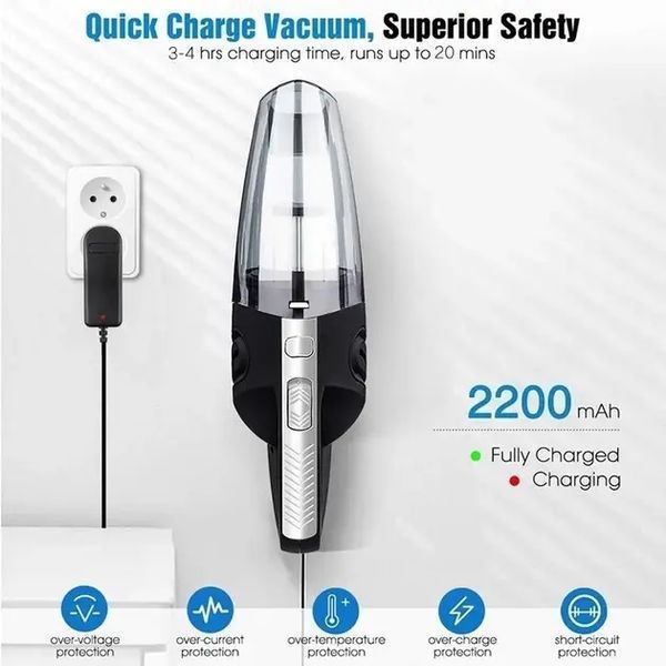 Автомобільний пилосос VACCUM CLEANER E-6 XL-830 00017102 фото