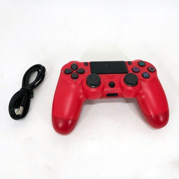 Джойстик DOUBLESHOCK для PS 4, бездротовий ігровий геймпад PS4/PC акумуляторний джойстик. Колір: червоний 00015806 фото