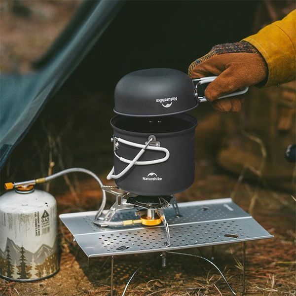 Набор посуды Naturehike NH18T018-G 2 кастрюли, 2 крышки 00015363 фото