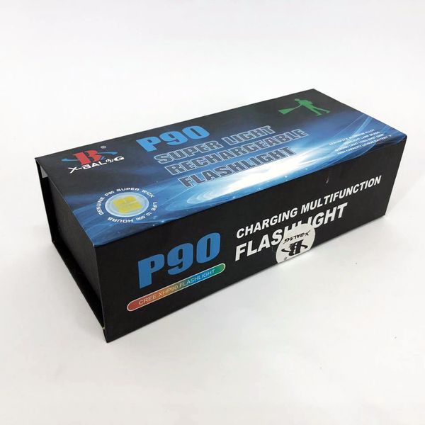 Ліхтар поліцейський X-Balog BL-531-P90 1х26650 8800mah USB/microUSB/ 3хААА R3 функція Power Bank 00022906 фото