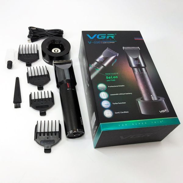 Машинка для стрижки волосся VGR V-698, Машинка для стрижки чоловіча, Машинка для гоління 00015210 фото