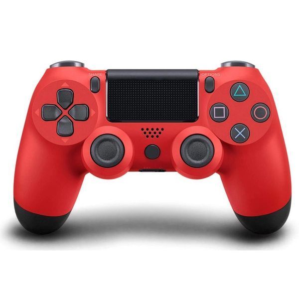 Джойстик DOUBLESHOCK для PS 4, бездротовий ігровий геймпад PS4/PC акумуляторний джойстик. Колір: червоний 00015806 фото