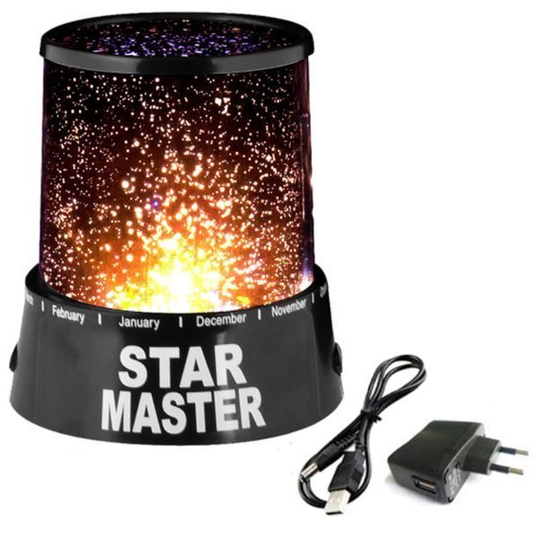 Лазерный проектор Star Master Звездное небо, Ночник для ребенка в спальню, Ночник для малыша 00015785 фото