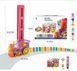 Конструктор игрушка-поезд домино, DOMINO Happy Truck sciries COLORS 60 деталей 00015852 фото 2