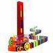 Конструктор игрушка-поезд домино, DOMINO Happy Truck sciries COLORS 60 деталей 00015852 фото 4